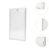 Maxbell Magnetic Card Holder Sleeve Game Cards Cards Storage Organizer Card Case Argent Magnetic