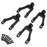 Maxbell RC Car Front and Rear Shock Absorber Bracket 1/12 Professional for MN86 G500 Black