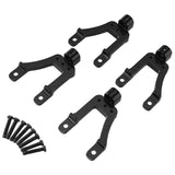 Maxbell RC Car Front and Rear Shock Absorber Bracket 1/12 Professional for MN86 G500 Black