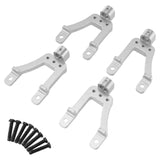Maxbell RC Car Front and Rear Shock Absorber Bracket 1/12 Professional for MN86 G500 Silver