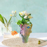 Maxbell Flower Vase Glass Cute Modern Ornament Horse Glass Figurine Room Decorations