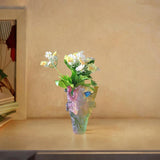 Maxbell Flower Vase Glass Cute Modern Ornament Horse Glass Figurine Room Decorations