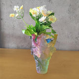 Maxbell Flower Vase Glass Cute Modern Ornament Horse Glass Figurine Room Decorations