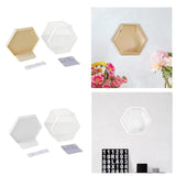 Maxbell Doll Display Case Action Figure Display Case for Perfume Toys Model Vehicles Yellow