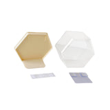 Maxbell Doll Display Case Action Figure Display Case for Perfume Toys Model Vehicles Yellow