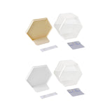 Maxbell Doll Display Case Action Figure Display Case for Perfume Toys Model Vehicles Yellow