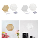 Maxbell Doll Display Case Action Figure Display Case for Perfume Toys Model Vehicles Yellow