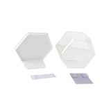 Maxbell Doll Display Case Action Figure Display Case for Perfume Toys Model Vehicles White