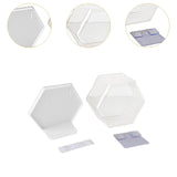 Maxbell Doll Display Case Action Figure Display Case for Perfume Toys Model Vehicles White