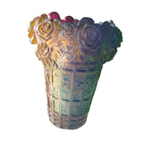 Maxbell Incense Burner Holder Versatile Use Glass Accent for Hotel Fireplace Cabinet