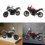 Maxbell 1:12 Scale Motorcycle Model Compact Collectible Toy for Kids Children Adults Silver