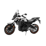 Maxbell 1:12 Scale Motorcycle Model Compact Collectible Toy for Kids Children Adults Silver