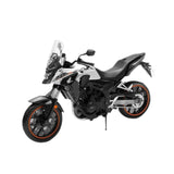 Maxbell 1:12 Scale Motorcycle Model Compact Collectible Toy for Kids Children Adults Silver