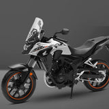 Maxbell 1:12 Scale Motorcycle Model Compact Collectible Toy for Kids Children Adults Silver