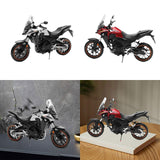 Maxbell 1:12 Scale Motorcycle Model Compact Collectible Toy for Kids Children Adults Silver