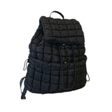 Maxbell Quilted Backpack Lightweight Laptop Soft Hiker Pack for Picnic Gym Umbrellas Black