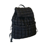 Maxbell Quilted Backpack Lightweight Laptop Soft Hiker Pack for Picnic Gym Umbrellas Black