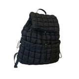 Maxbell Quilted Backpack Lightweight Laptop Soft Hiker Pack for Picnic Gym Umbrellas Black