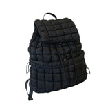 Maxbell Quilted Backpack Lightweight Laptop Soft Hiker Pack for Picnic Gym Umbrellas Black