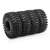Maxbell 4x 1:10 Easy to Use Versatile Accessories RC Crawler Tires for TRX4 D90 D298