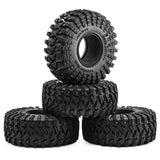 Maxbell 4x 1:10 Easy to Use Versatile Accessories RC Crawler Tires for TRX4 D90 D298