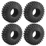 Maxbell 4x 1:10 Easy to Use Versatile Accessories RC Crawler Tires for TRX4 D90 D298
