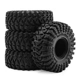 Maxbell 4x 1:10 Easy to Use Versatile Accessories RC Crawler Tires for TRX4 D90 D298