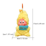 Maxbell Plush Doll Keychain Lovely Handbag Pendant for Women Birthday Party Supplies Hold Book