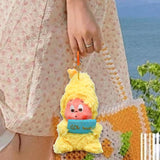 Maxbell Plush Doll Keychain Lovely Handbag Pendant for Women Birthday Party Supplies Hold Book
