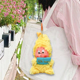 Maxbell Plush Doll Keychain Lovely Handbag Pendant for Women Birthday Party Supplies Hold Book