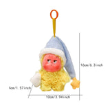 Maxbell Plush Doll Keychain Lovely Handbag Pendant for Women Birthday Party Supplies With Hat