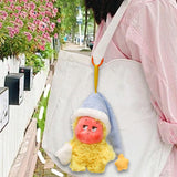 Maxbell Plush Doll Keychain Lovely Handbag Pendant for Women Birthday Party Supplies With Hat
