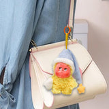 Maxbell Plush Doll Keychain Lovely Handbag Pendant for Women Birthday Party Supplies With Hat