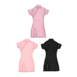 Maxbell 1:6 Scale Women Cheongsam Dress Cosplay for 12'' Action Figure Body Dress up Violet