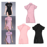 Maxbell 1:6 Scale Women Cheongsam Dress Cosplay for 12'' Action Figure Body Dress up Violet