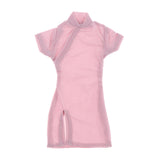Maxbell 1:6 Scale Women Cheongsam Dress Cosplay for 12'' Action Figure Body Dress up Violet