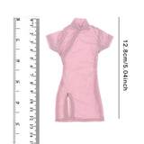 Maxbell 1:6 Scale Women Cheongsam Dress Cosplay for 12'' Action Figure Body Dress up Violet