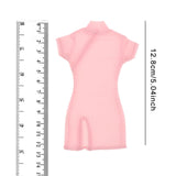Maxbell 1:6 Scale Women Cheongsam Dress Cosplay for 12'' Action Figure Body Dress up Pink