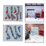 Maxbell 8Pcs 1/64 Car Garage Tools Set Mini for Architecture Model Car Repair Tools Red