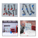 Maxbell 8Pcs 1/64 Car Garage Tools Set Mini for Architecture Model Car Repair Tools Red