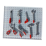 Maxbell 8Pcs 1/64 Car Garage Tools Set Mini for Architecture Model Car Repair Tools Red