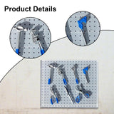 Maxbell 8Pcs 1/64 Car Garage Tools Set Mini for Architecture Model Car Repair Tools Blue