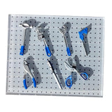 Maxbell 8Pcs 1/64 Car Garage Tools Set Mini for Architecture Model Car Repair Tools Blue