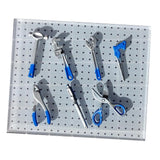 Maxbell 8Pcs 1/64 Car Garage Tools Set Mini for Architecture Model Car Repair Tools Blue