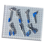 Maxbell 8Pcs 1/64 Car Garage Tools Set Mini for Architecture Model Car Repair Tools Blue