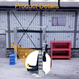 Maxbell 1/64 Diorama Garage Gantry Crane Scene Model Oil Drum Furniture Repair Tools Argent Lift