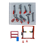 Maxbell 1/64 Diorama Garage Stuff Oil Drum Architecture Model Furniture Repair Tools