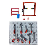 Maxbell 1/64 Diorama Garage Stuff Oil Drum Architecture Model Furniture Repair Tools