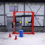 Maxbell 1/64 Diorama Garage Stuff Oil Drum Architecture Model Furniture Repair Tools