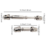 Maxbell RC Car Drive Shaft Sturdy Replacement Adjustable Upgrade Part for 1/12 H12Y+ Front Rear Shafts